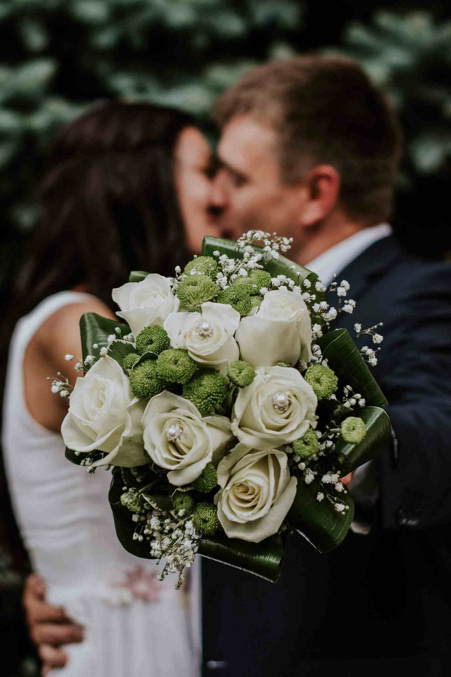 Brautpaar bei seiner Hochzeit